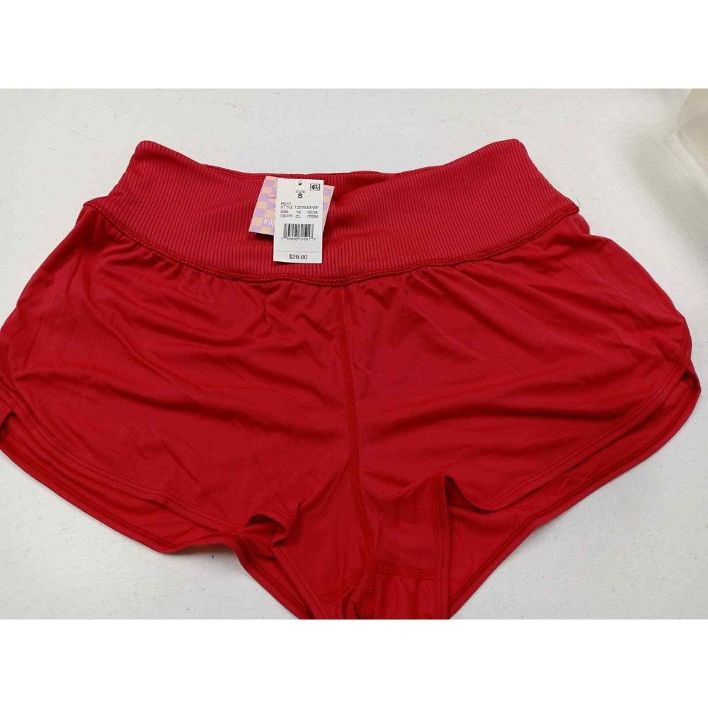 NWT Ascot & Hart Pull On Athletic Shorts Red Size Small